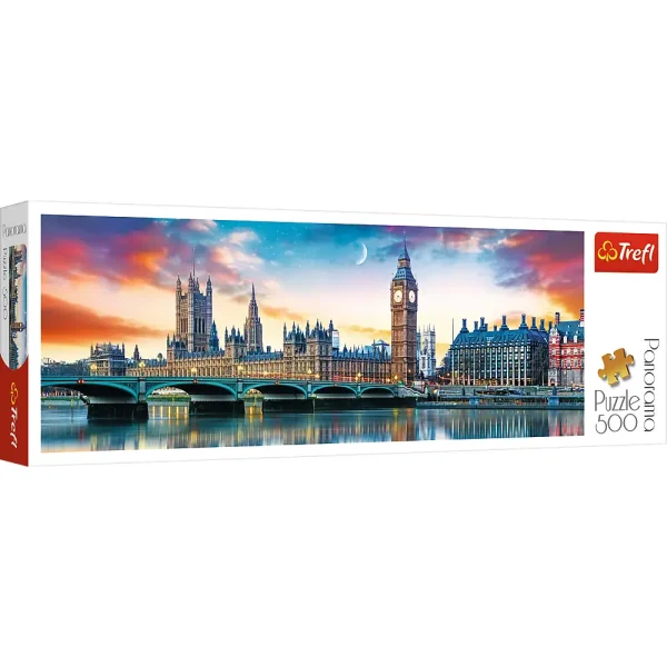 (295078) Puzzle 500 elemente Panorama "Big Ben and Palace of Westminster, London"