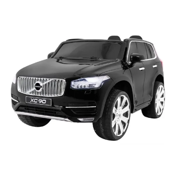 Mașină pe acumulator neagră Volvo XC90