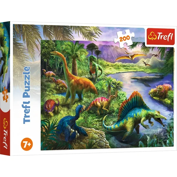 Puzzle 200 elem."Dinozauri"