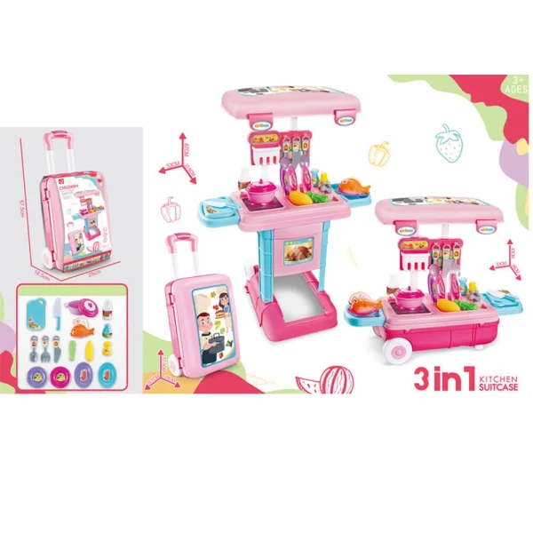 R14A /34 (13454) Jucarie bucatarie cu accesorii pe baterii