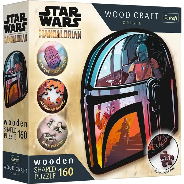 Puzzle din lemn 160 elemente "The Mandalorians"