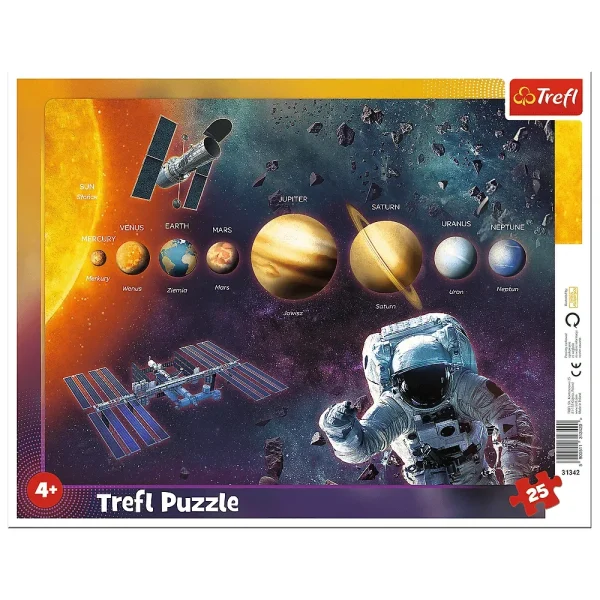 Puzzle 25elem.in rama "Sistemul solar"