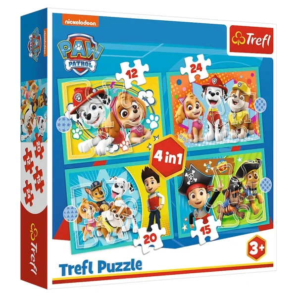 Puzzle 4in1 "Echipa de patrulare"