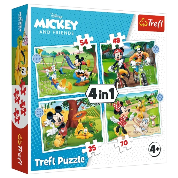 Puzzle 4in1 "Mickey Mouse"