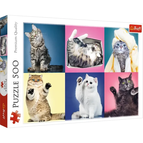 Puzzle 500  "Pisicile"