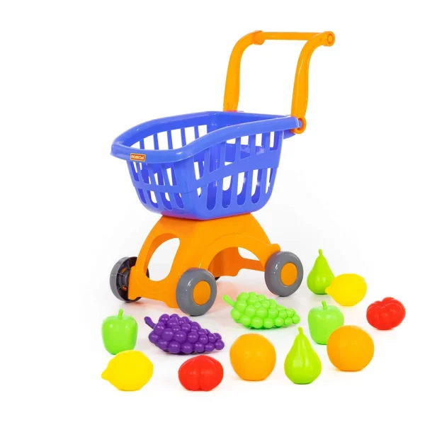 R36A /49/50 (71392) Jucarie carucior pentru cumparaturi cu produse(B) (2fel)