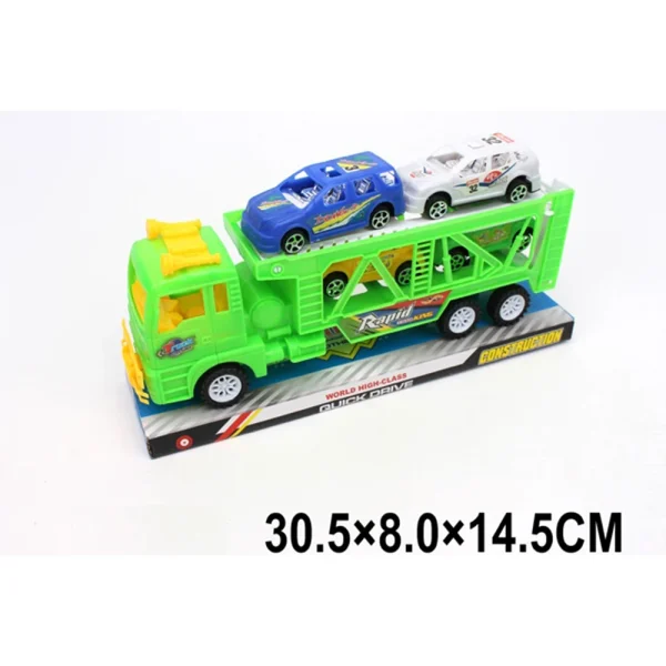 (719977) Jucarie trailer in set cu 4 masinute (84K)(G1)