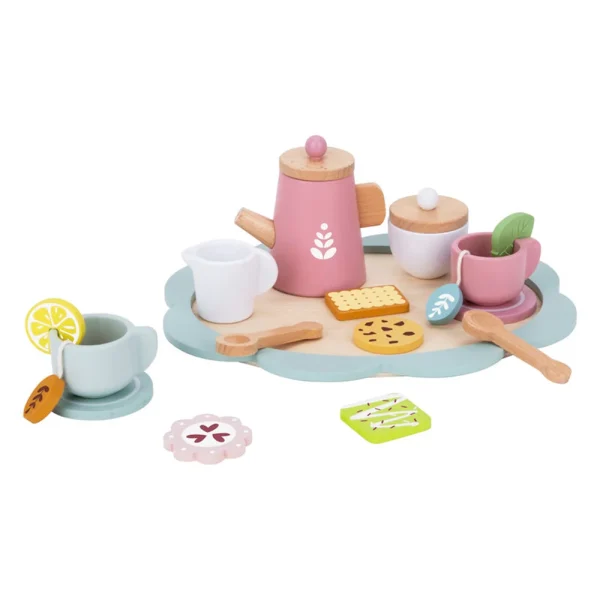 (77474) Jucarie set din lemn pentru ceai TJ271