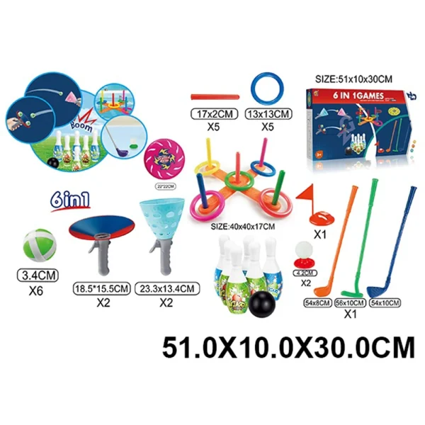 (94058) Joc 6 in 1 in aer liber