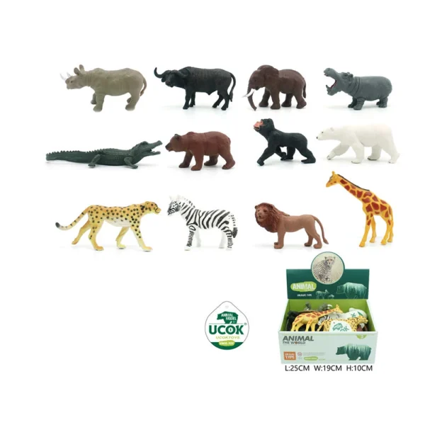 (51129) Jucarie animale set 12 buc.