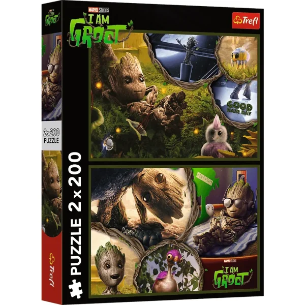 Puzzle 2 x 200 "Eu sunt Groot"