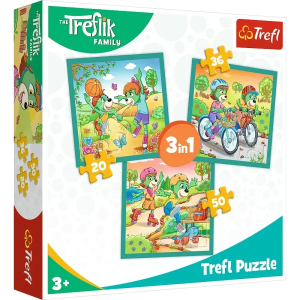 Puzzle 3in1 "Trefliks"