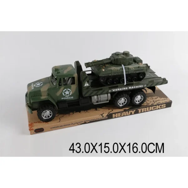 (89916) Jucarie trailer in set cu tanc