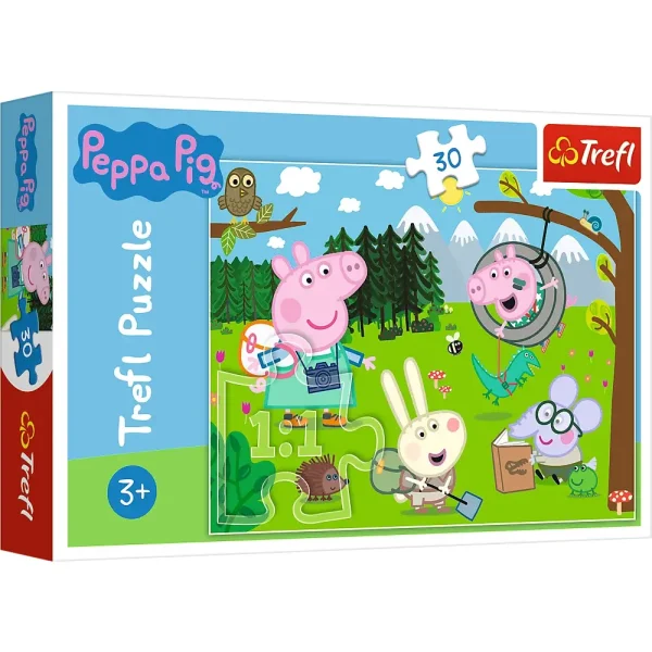 Puzzle 30 elemente "Purcelusa Peppa"