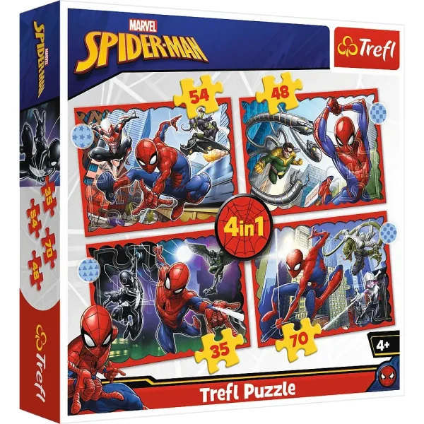 Puzzle 4in1 "Spiderman"