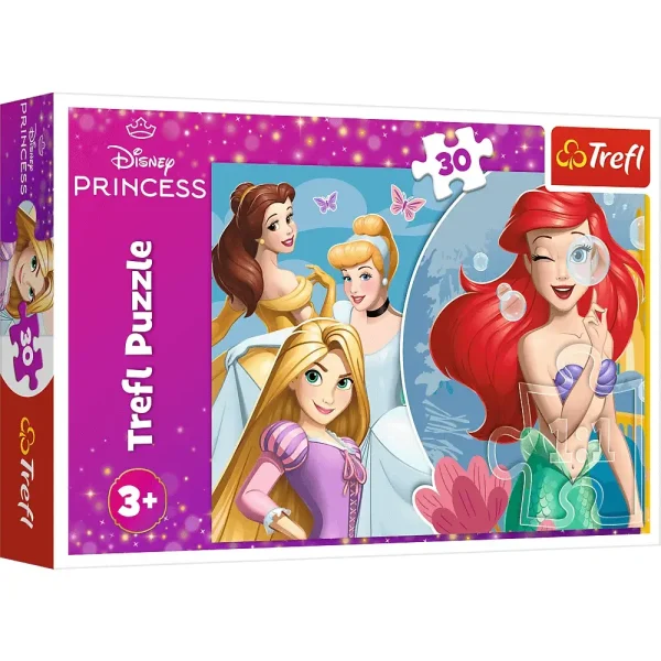 Puzzle 30 elemente "Ziua frumoasa a printeselor"