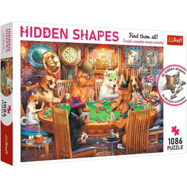 Puzzle 1000 Hidden Shapes"Game night"