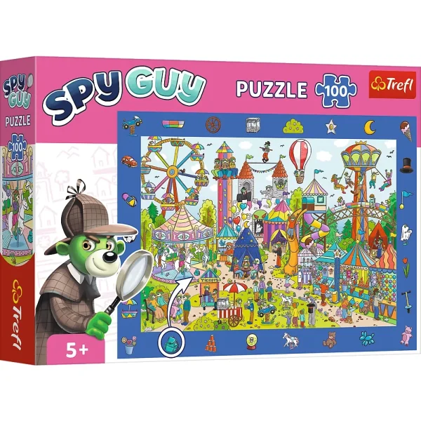 Puzzle 100elem.educationale"Spy Guy-Parcul de distractii"