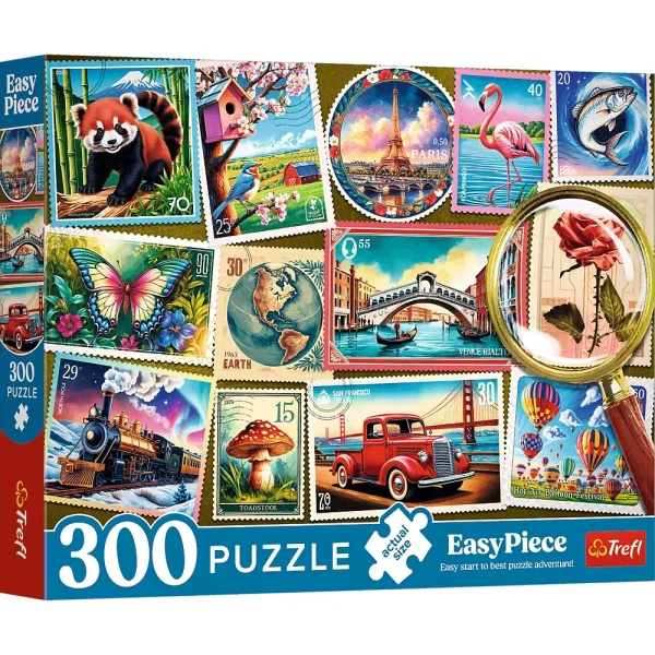 Puzzle 300 Easy Piece "Timbre poștale"
