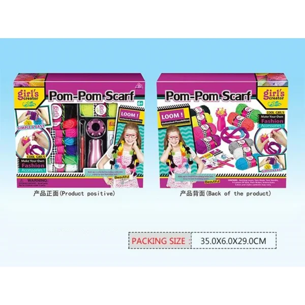 Jucarie set pentru impletit