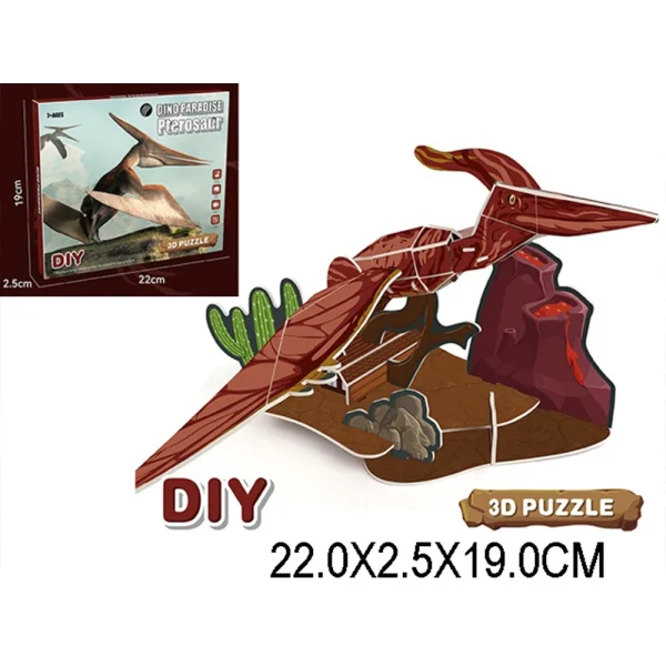 Puzzle 3D Dinozaur