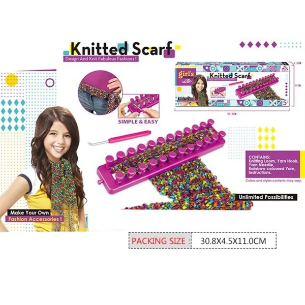 Jucarie set pentru impletit